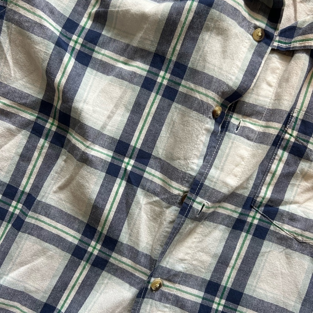 Wrangler Jeans CO. Button Up Shirt Men's Medium Long Sleeve Multi Plaid Cotton - Picture 4 of 7